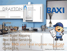 Tablet Screenshot of baxi-boilers.net